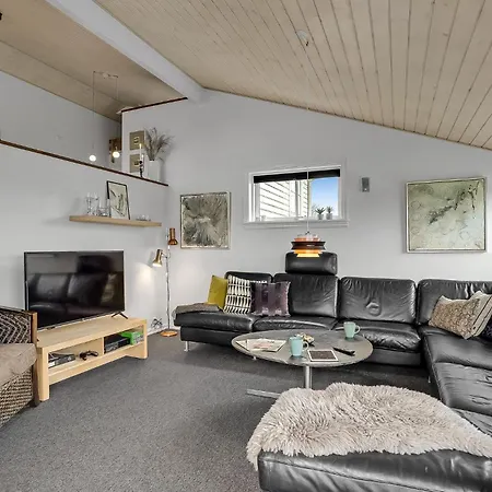 Beach Front Home In Vinderup With Sauna